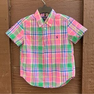 Ralph Lauren Kids Multicolor Plaid Shirt